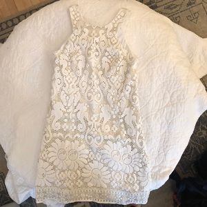 Lily Pulitzer white lace dress